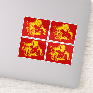 Rebel, Molotovcocktail, Relletjes, Communisme Stij Sticker