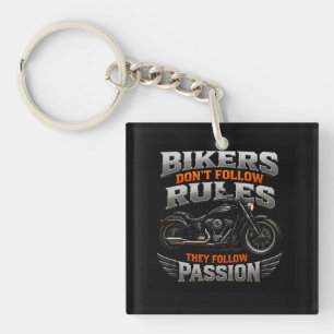 🏍️ Rebel Motorfiets Grafisch Voor Aangepaste Rijd Sleutelhanger