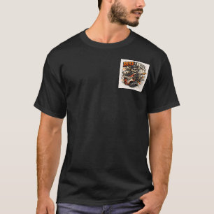 Rebel Rhythms: Rock & Roll Skull Gitaar T-shirt