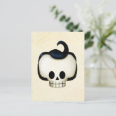 Rebel Skull Briefkaart (Staand voorkant)