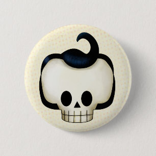 Rebel Skull Ronde Button 5,7 Cm