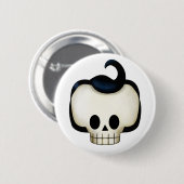 Rebel Skull Ronde Button 5,7 Cm (Voorkant /achterkant)