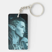 Rebel Wolf Sleutelhanger (achterkant)