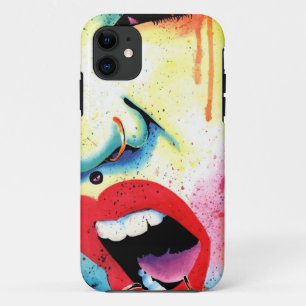 Rebel Yell - Pop Art Portret iPhone 11 Hoesje