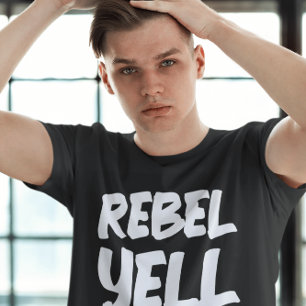 REBEL YELL T-shirts VINTAGES des années 1980