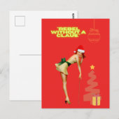 Rebel zonder Claus Briefkaart (Voorkant / Achterkant)