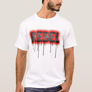 REBELDRIP Trotserigheid in Rode Echo T-shirt