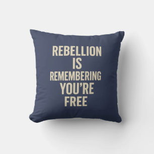 Rebellie herinnert je dat je vrij bent kussen