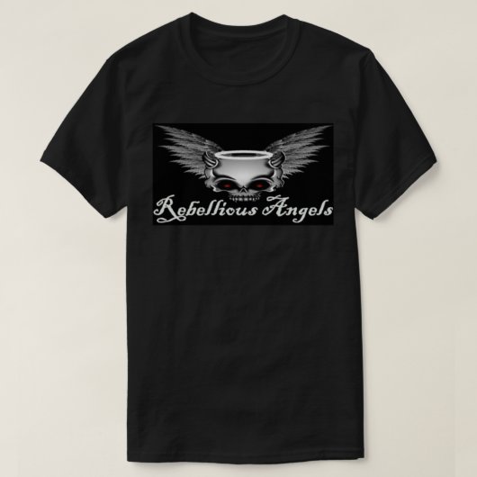 REBELLIEUZE ANGELS MC LOGO T SHIRT (Design voorkant)