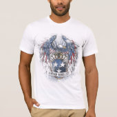 rebellion, Amerikaans Eagle Bird Shield, T-shirt (Voorkant)