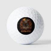 Rebellion Bald Eagle en Skulls Golfballen (Voorkant)