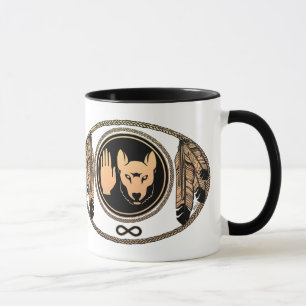 Rebellion Cup Wolf Native Art Metis Koffie Mokken