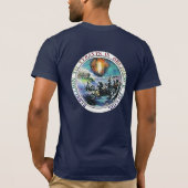 Rebellion to Tyrants Jefferson Seal America T-shirt (Achterkant)