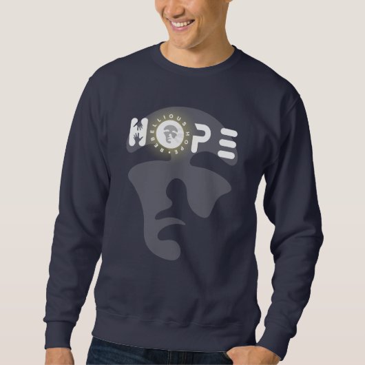 Rebellious Hope | Man overhemd Trui (Voorkant)