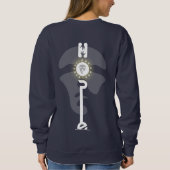 Rebellious Hope | Vrouwen Zoatshirt Trui (Achterkant)