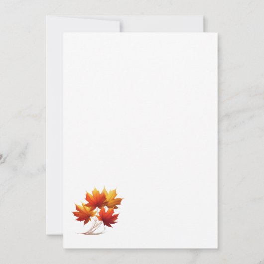 Rebellious Thanksgiving Turkey Riding a Motorcycle Kaart (Achterkant)