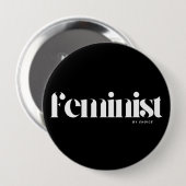 Rebellious Woman: Empowering Feminist Art Button (Voorkant /achterkant)