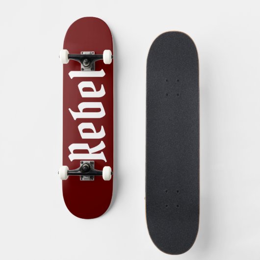 Rebelmaroon bg skateboard (Voorkant)