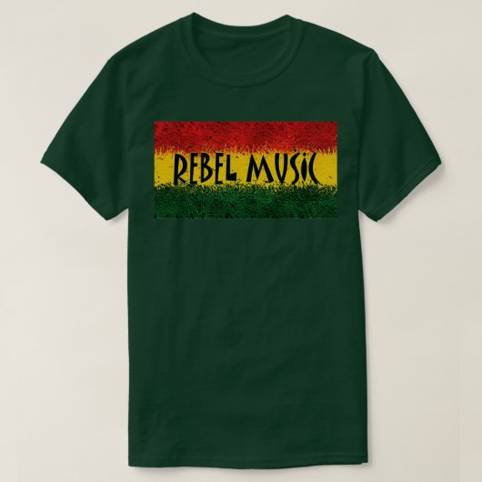 Rebelmuziek T-shirt (Design voorkant)