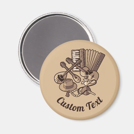 Rebetiko Icons Magnet (Recto/Verso)