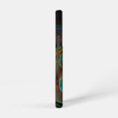 Rebirth Blue Abstract Art Samsung Galaxy Hoesje (Rechterkant)