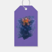 Rebirth. Skeleton with wings rising up Cadeaulabel (Achterkant)