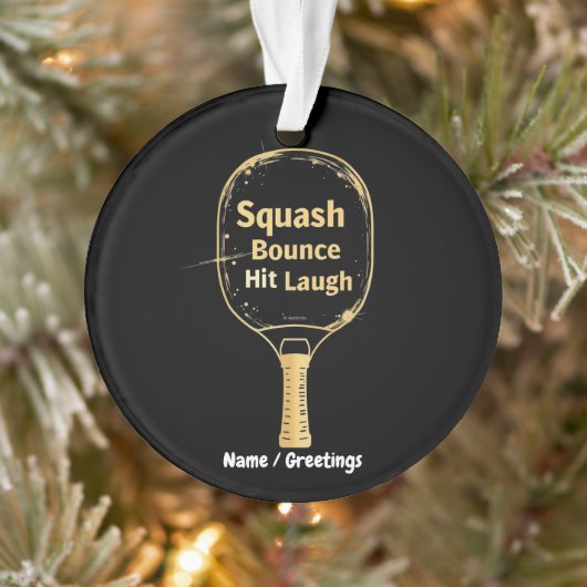 Rebond de squash, rire : embrasser l'amusement et (Arbre)
