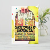 Rebondissons ! Invitation Anniversaire (Debout devant)