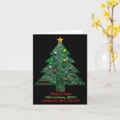 Rebooting The Holidays It Tech Suprt Computer Geek Kaart (Gele Bloem)