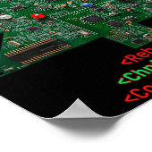 Rebooting The Holidays It Tech Suprt Computer Geek Poster (Hoek)