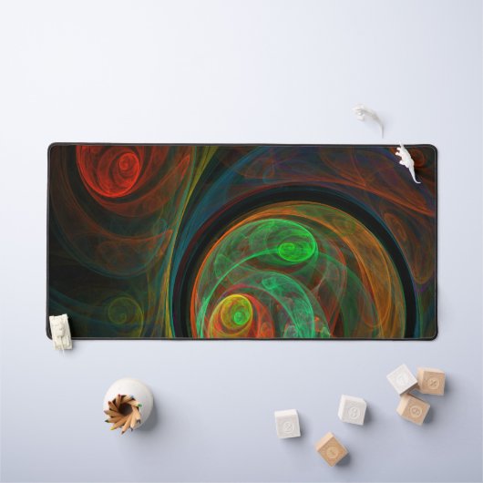 Reborn Green Art Abstrait (Tableau pour enfants)
