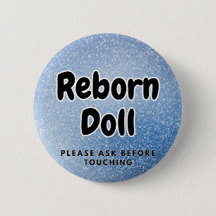Reborn pop Button Alsjeblieft Vraag Voor Het Aanra