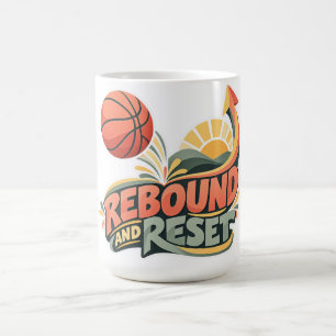 Rebound en Reset Basketbal Zonsopgang Koffiemok
