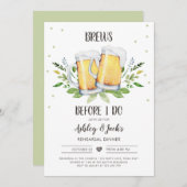 Rebrasse Avant Que Je Ne Répète Dîner Invitation C (Devant / Derrière)