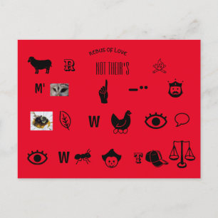 Rebus Puzzel Briefkaart Backstreet