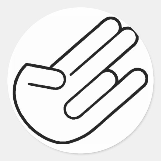 REC RONDE STICKER (Voorkant)