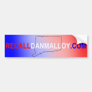 Recall Dan Malloy Bumpersticker