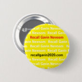 Recall Gavin 2020 Button (Voorkant /achterkant)