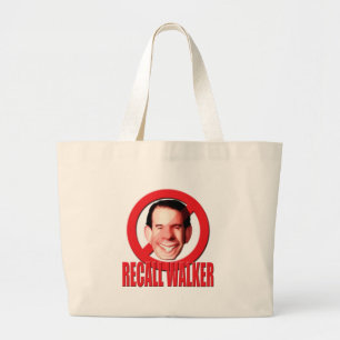 Recall Gouverneur Scott Walker Grote Tote Bag