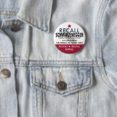 Recall Schwarzenegger Button (In situ)
