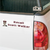 Recall Scott Walker Bumpersticker (Op Truck)
