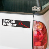 Recall Walker Bumpersticker (Op Truck)