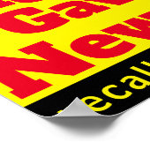 recallgavin2020 2:3 verhouding zwaar beer poster (Hoek)