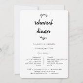 Récapitulatif de Wreath moderne Invitations (Devant)