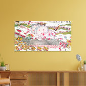 Recaptuur van Bac Ninh Canvas Afdruk (Insitu (Woonkamer))