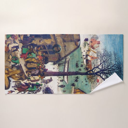 Recensement à Bethléem, Pieter Bruegel (Serviette de bain)