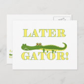 Recentere Gator Briefkaart (Voorkant / Achterkant)