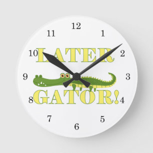 Recentere Gator Ronde Klok