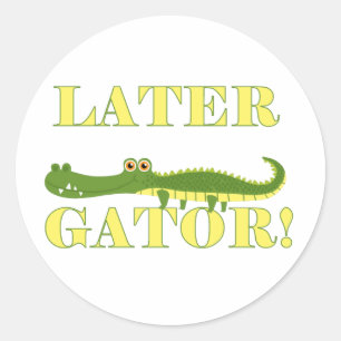 Recentere Gator Ronde Sticker