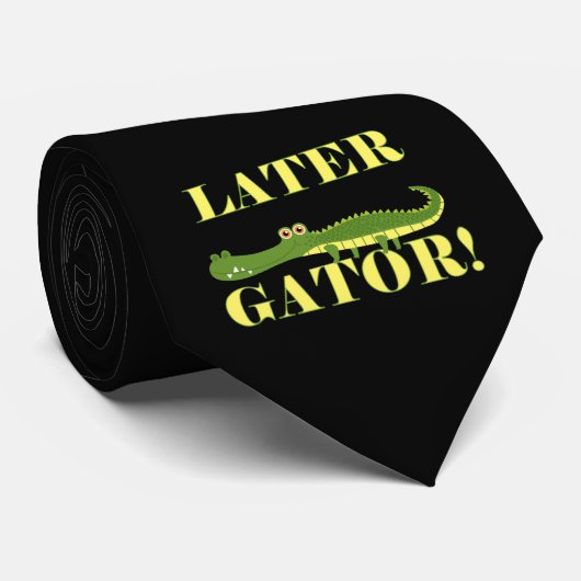Recentere Gator Stropdas (Opgerold)
